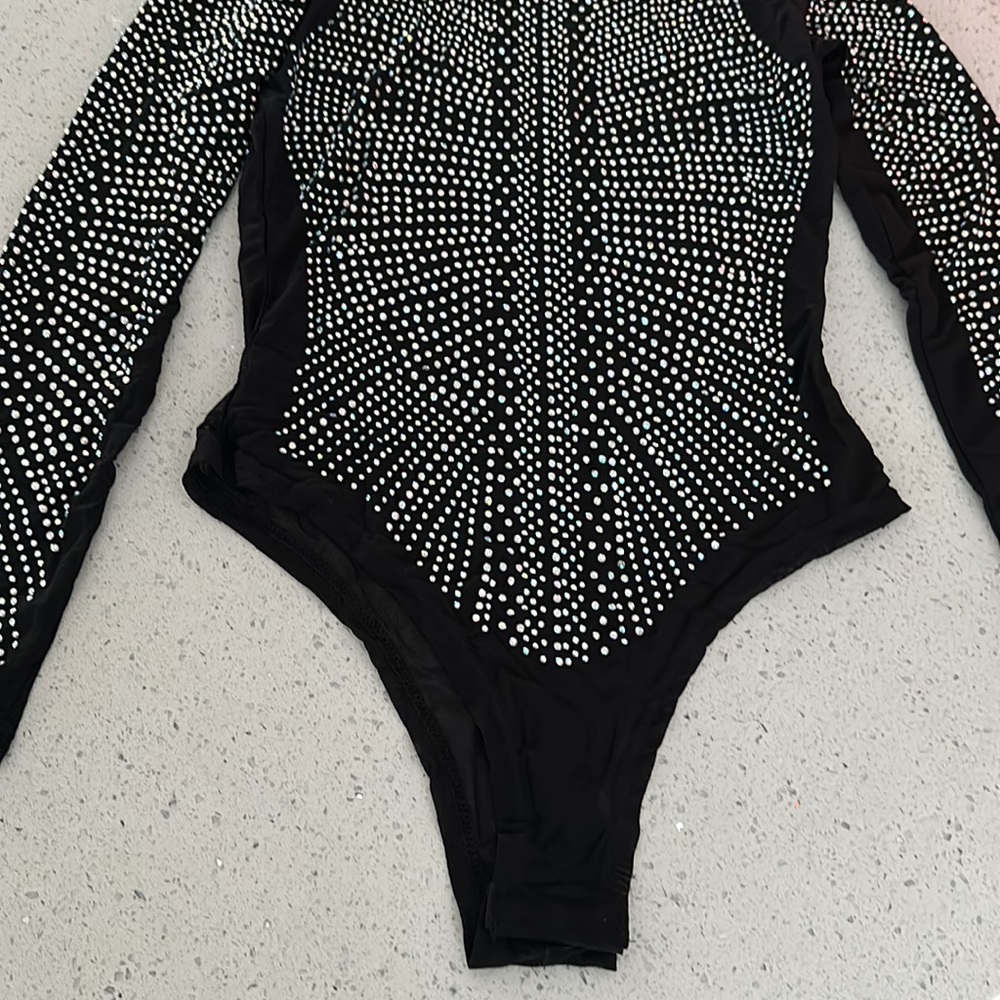 DIAMOND MESH BODYSUIT - Picture 4 of 5
